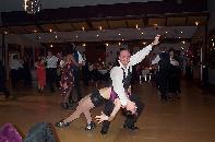 Kellie & Lawrie dancing at the GDS Ball
